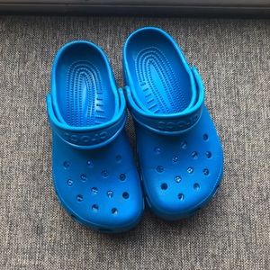 Blue crocs